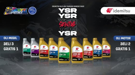 Siap-Siap untuk Idemitsu bLu cRu Yamaha Sunday Race (Round 1)